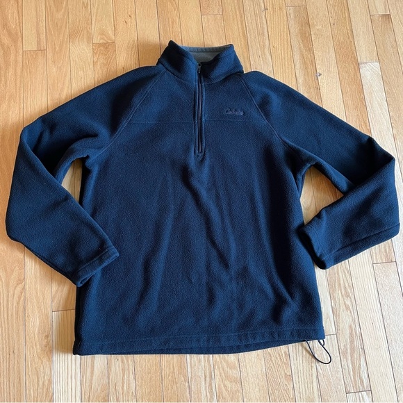 Cabela's Black Zip Up Sweater Fleece. Medium - Picture 2 of 7